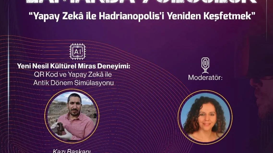 HADRİANOPOLİS ANTİK KENTİNDE QR KODLA TANITIM BAŞLADI