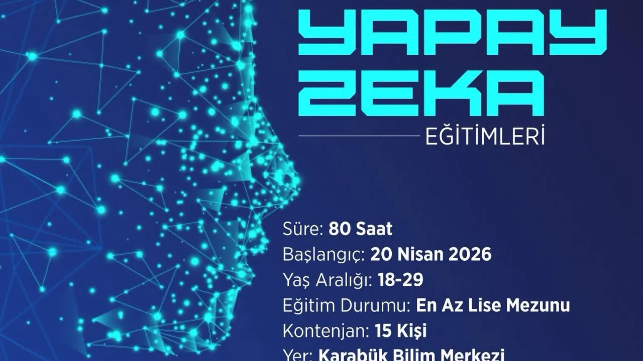 KARABÜK BELEDİYESİNDEN ÜCRETSİZ YAPAY ZEKÂ EĞİTİMİ