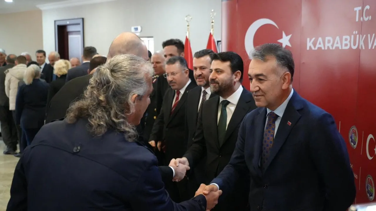 KARABÜK’TE BAYRAMLAŞMA TÖRENİ DÜZENLENDİ