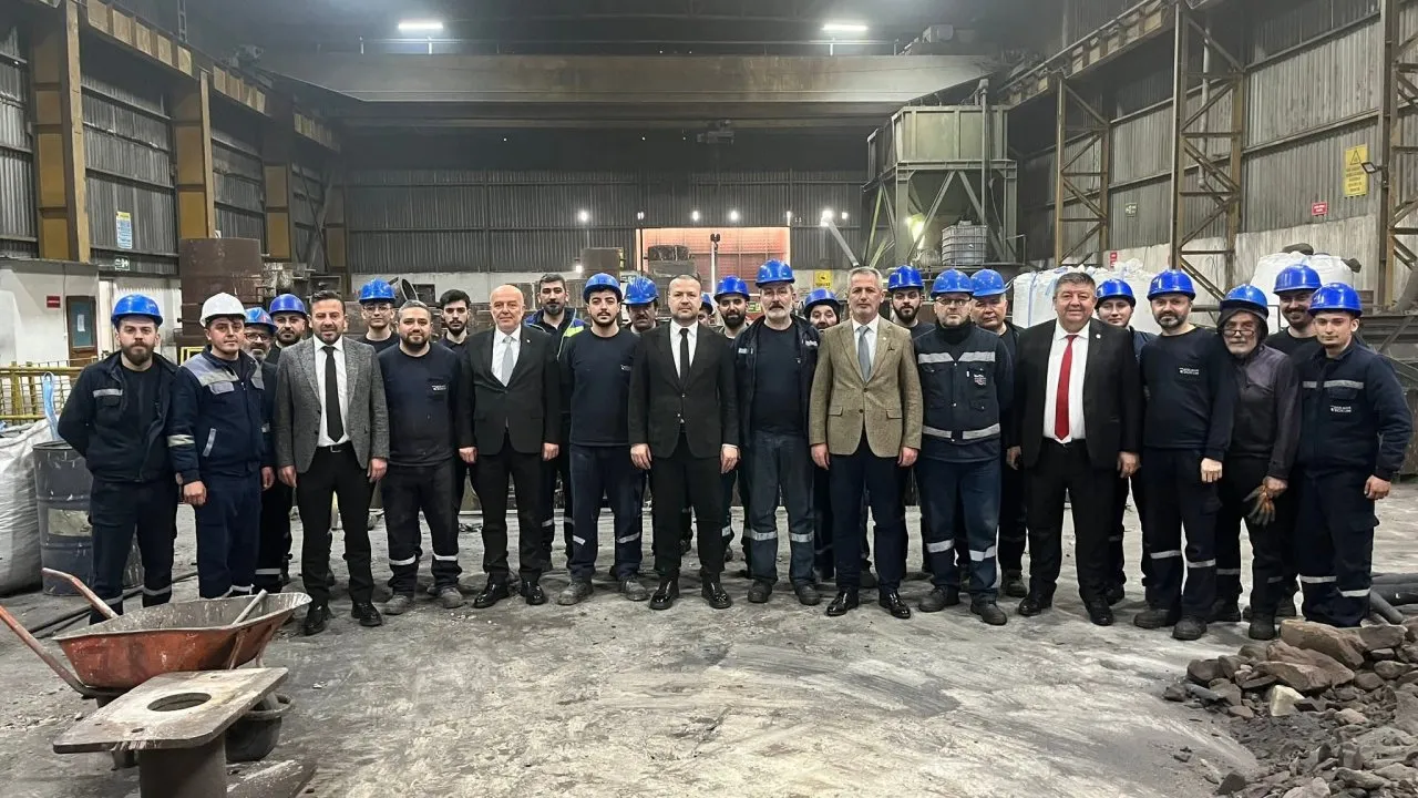 ÖZÇELİK-İŞ SENDİKASI KARABÜK ŞUBESİNDEN ROLMAK DÖKÜM’E ZİYARET