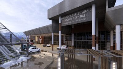 KARABÜK ŞEHİRLER ARASI TERMİNALİNDE YENİLEME ÇALIŞMASI BAŞLADI Karabük Belediyesi, şehirlerarası otobüs terminalinin yenileme çalışmalarına başladı.