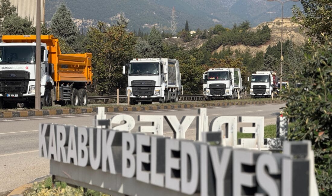 KARABÜK BELEDİYESİ ARAÇ FİLOSUNU GÜÇLENDİRDİ Karabük Belediyesi, şehir genelinde hizmet kalitesini artırmak amacıyla araç filosunu
