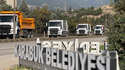 Karabük Belediyesi, şehir genelinde hizmet kalitesini artırmak amacıyla araç filosunu