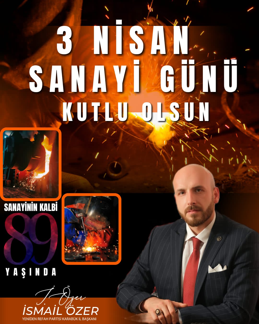 Yeniden Refah Partisi Karabük İl Başkanı İsmail Özer, Türkiye’nin ağır