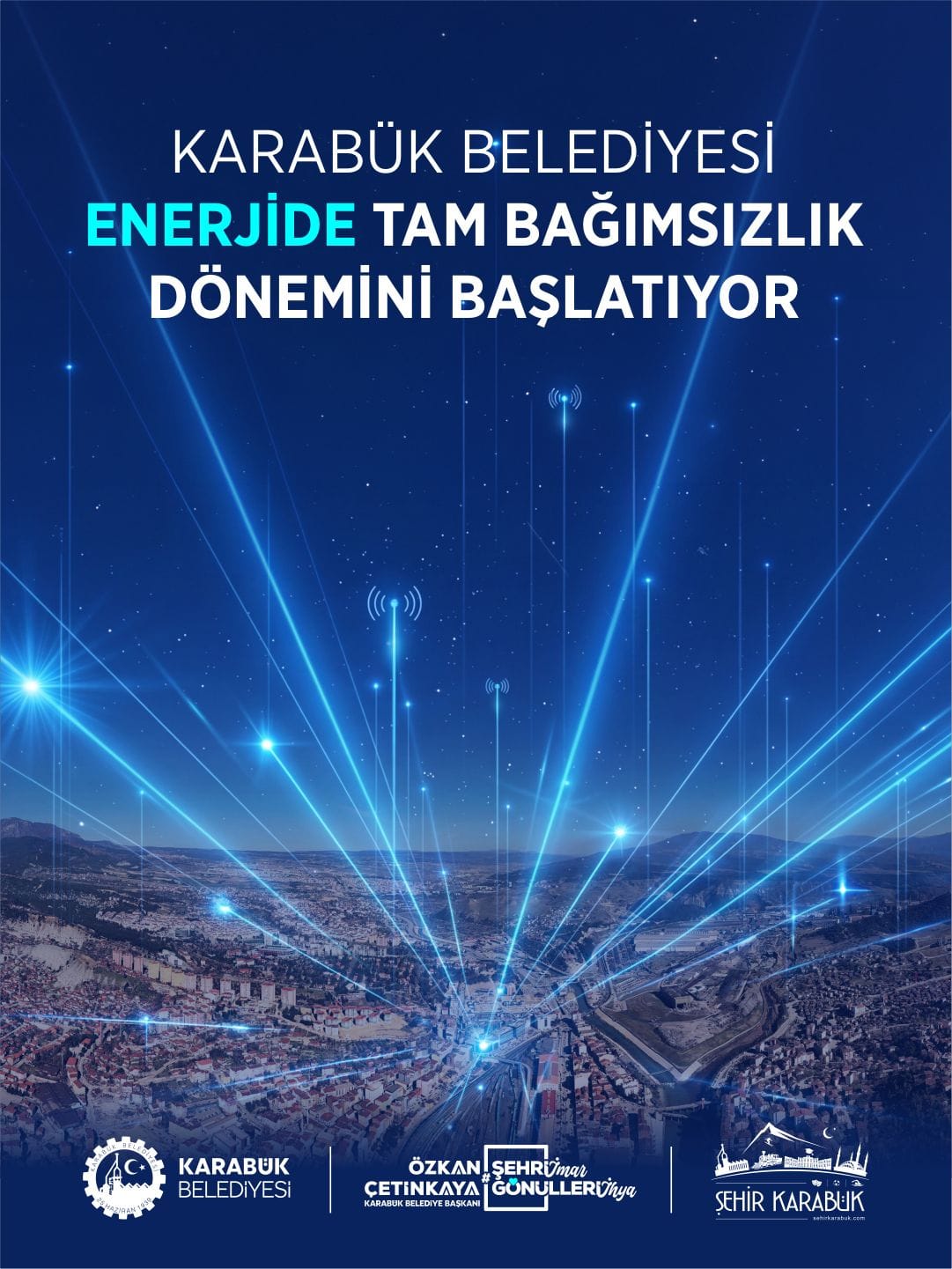 Karabük Belediyesi, enerji maliyetlerini azaltmak ve belediyenin kendi enerjisini üretmesini