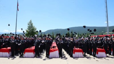 Karabük Polis Meslek Eğitim Merkezinde (POMEM) eğitimlerini tamamlayan 408 polis